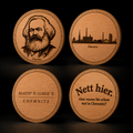 Chemnitz Edition — Holz-Untersetzer Set (4er)