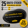 Gratis: 25er Sticker-Pack „In Osten“-Edition